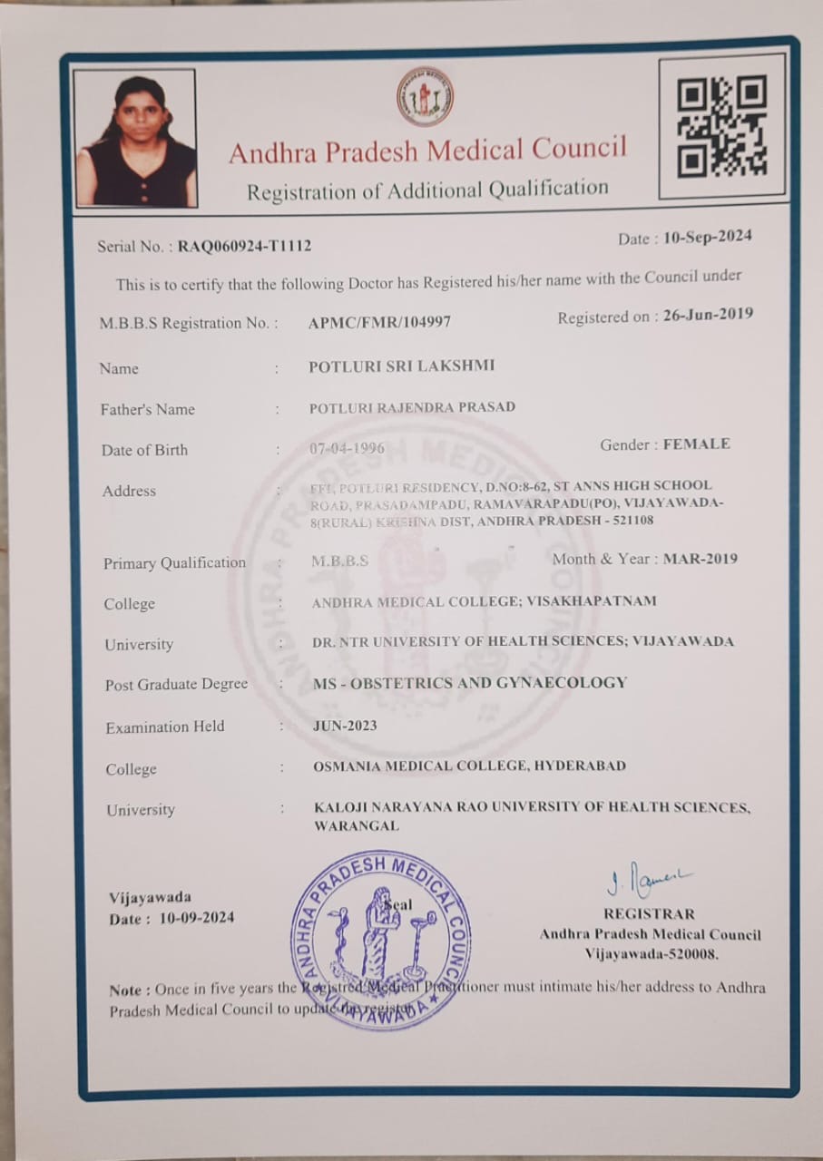 Doctor's certificate