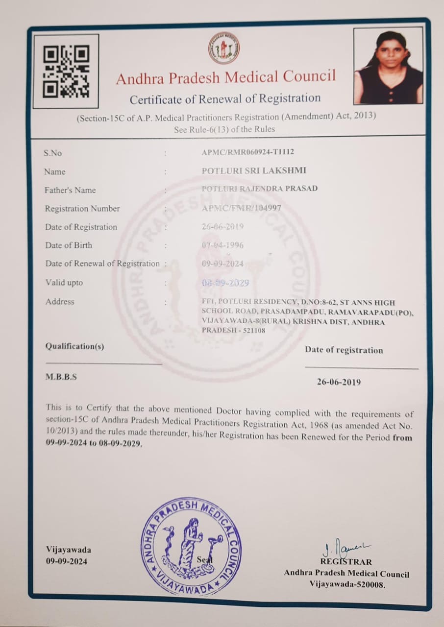 Doctor's certificate