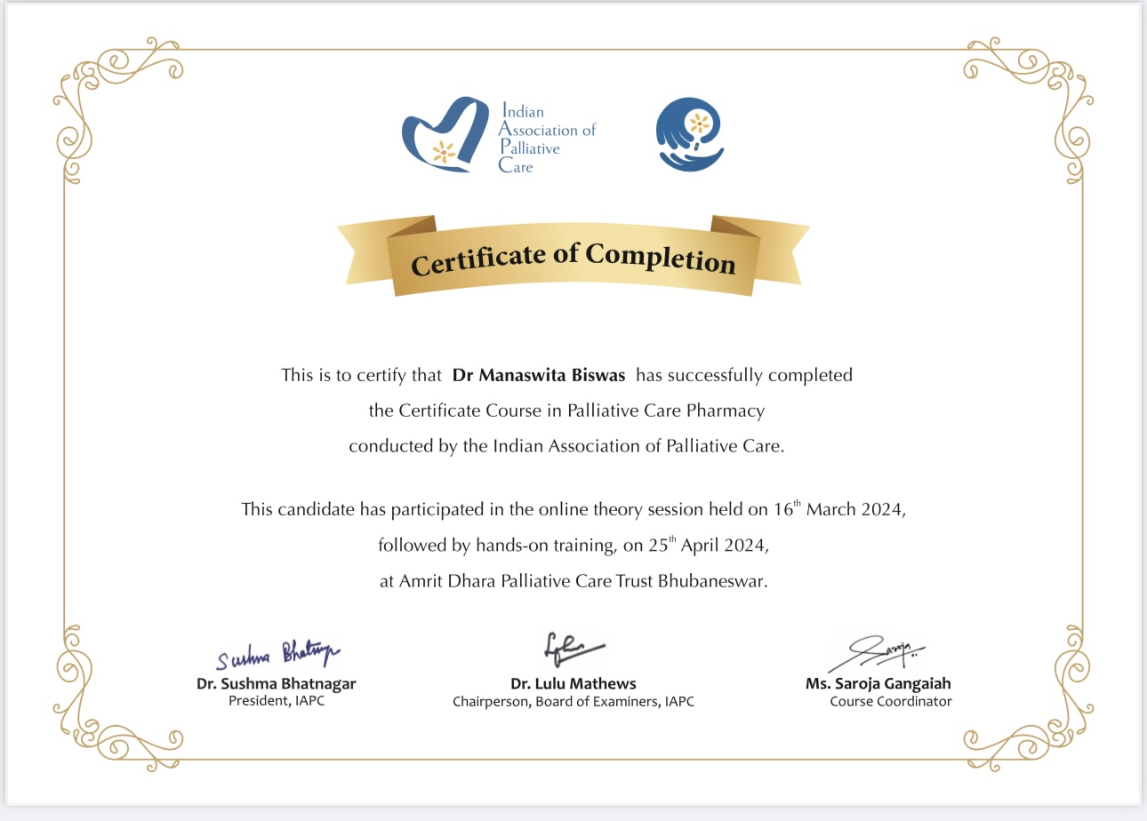 Doctor's certificate