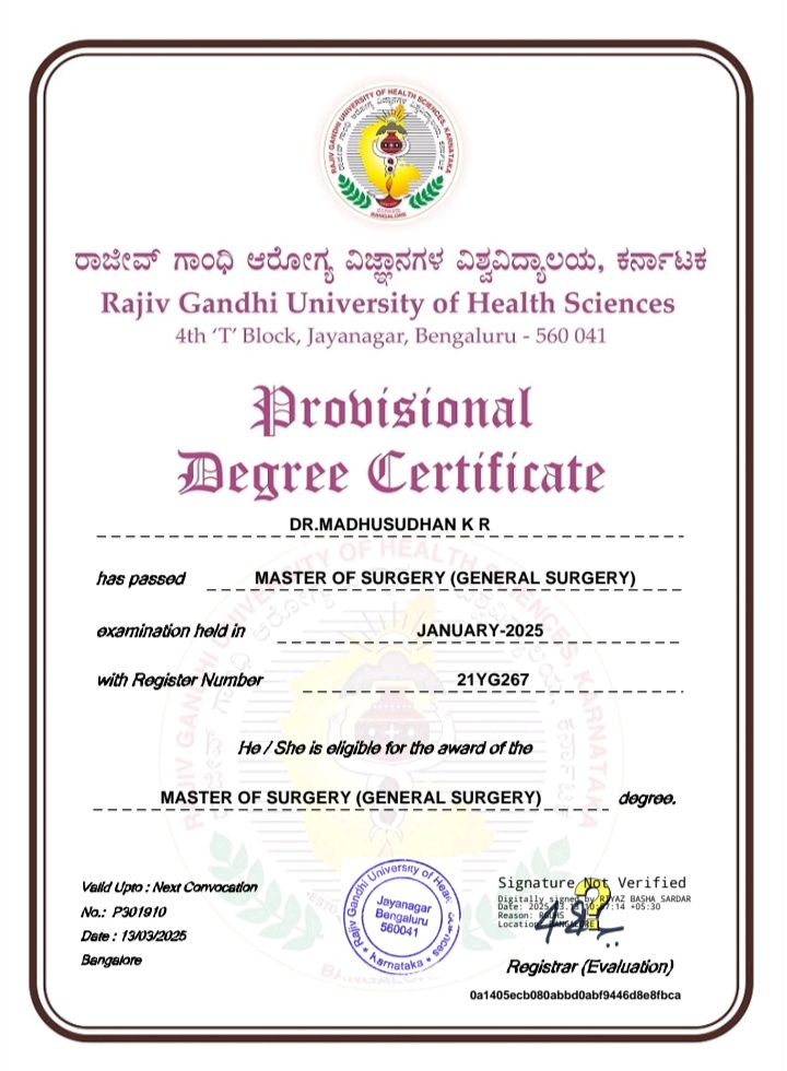 Doctor's certificate