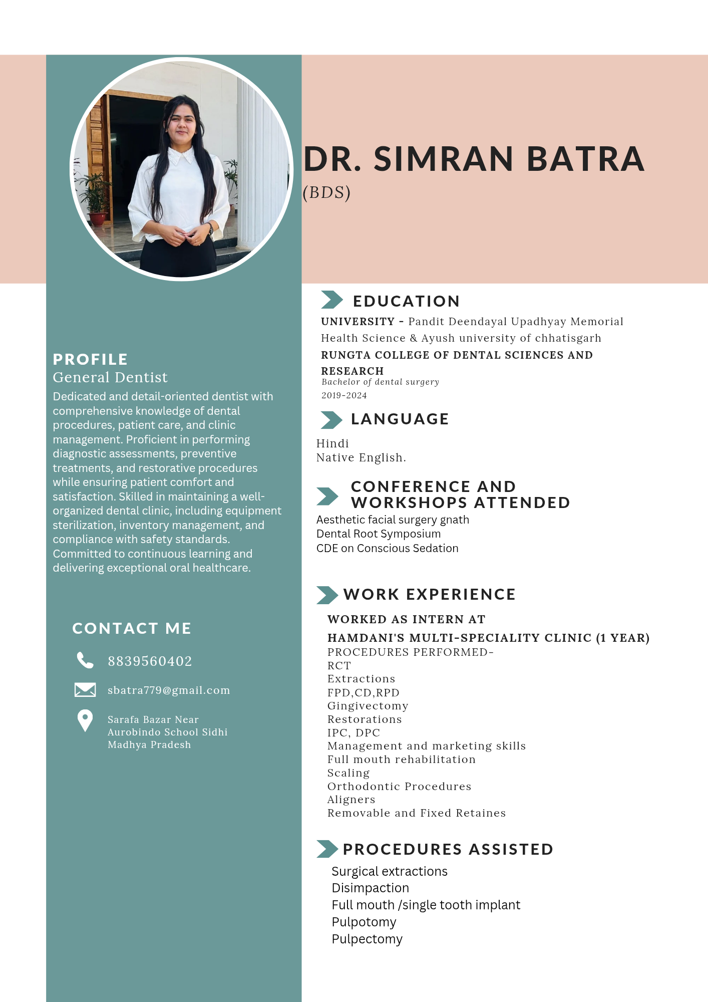 Doctor's certificate