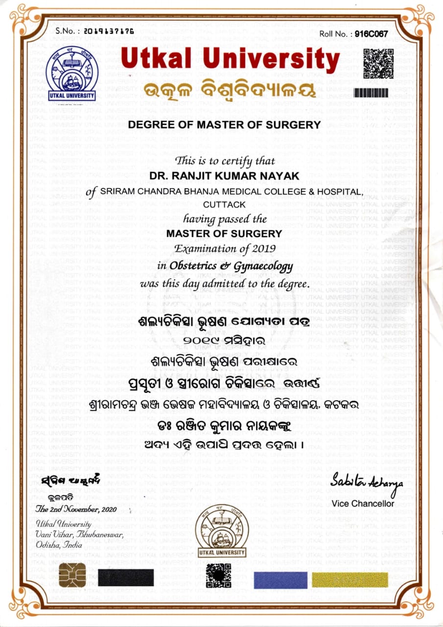Doctor's certificate