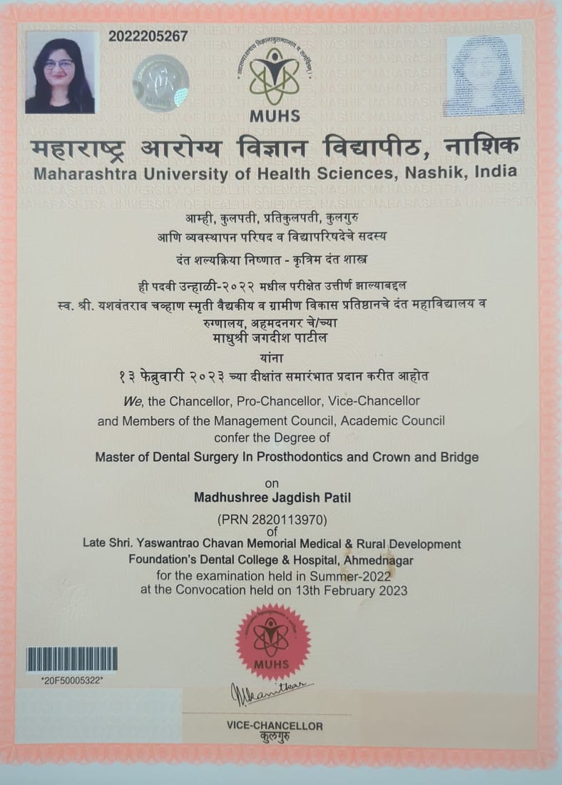 Doctor's certificate